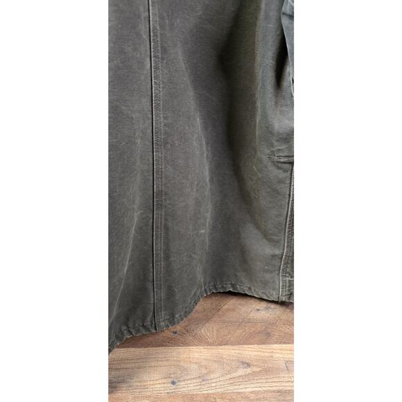 Vintage Carhartt C58 MOS Blanket-Lined Duck Chore Jacket Size XL Green - Picture 10 of 16